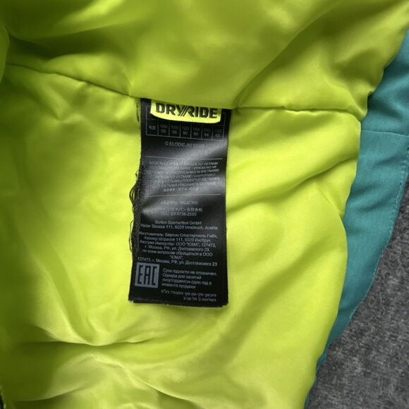 Burton Elodie Jacket Teen Girls Sz 18 XL Turquoise Dryride Snowboard Ski Winter - Picture 6 of 12